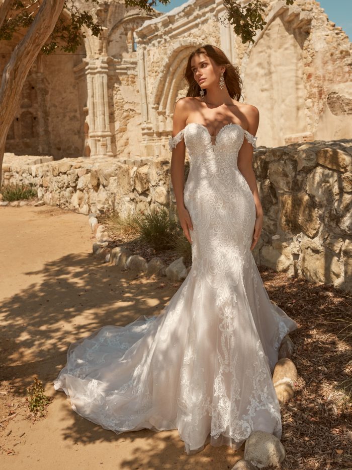 Photo Of Strapless Fit-And-Flare Wedding Dress Called Frederique By Maggie Sottero