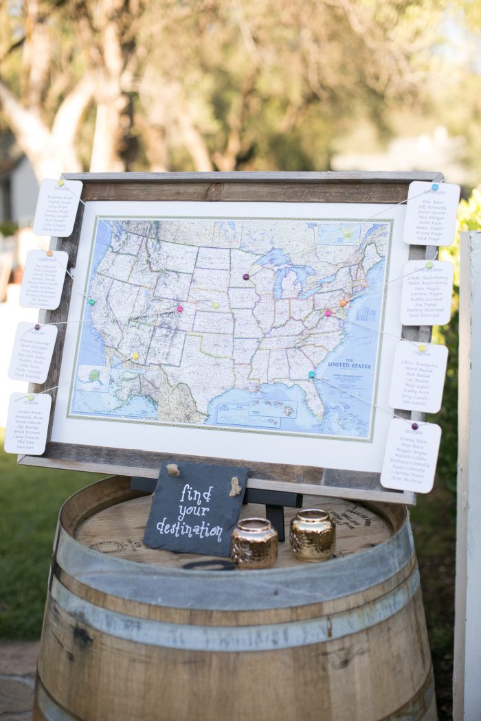 DIY Map For Wedding 