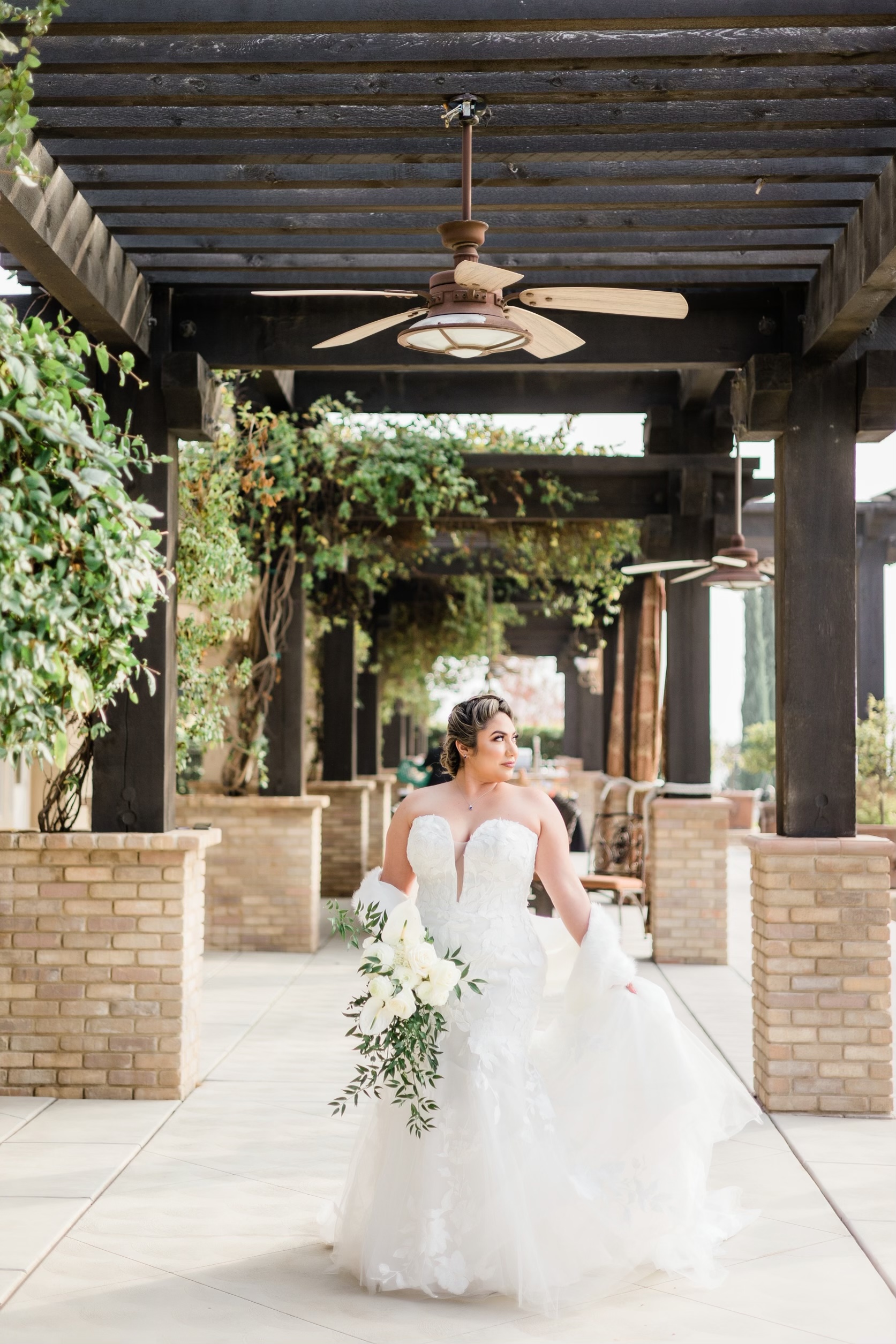 Bride In Sexy Mermaid Wedding Dress Called Hattie By Rebecca Ingram