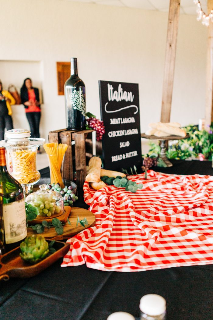 Creative Engagement Party Ideas Of A Make Your Own Pasta Food Station