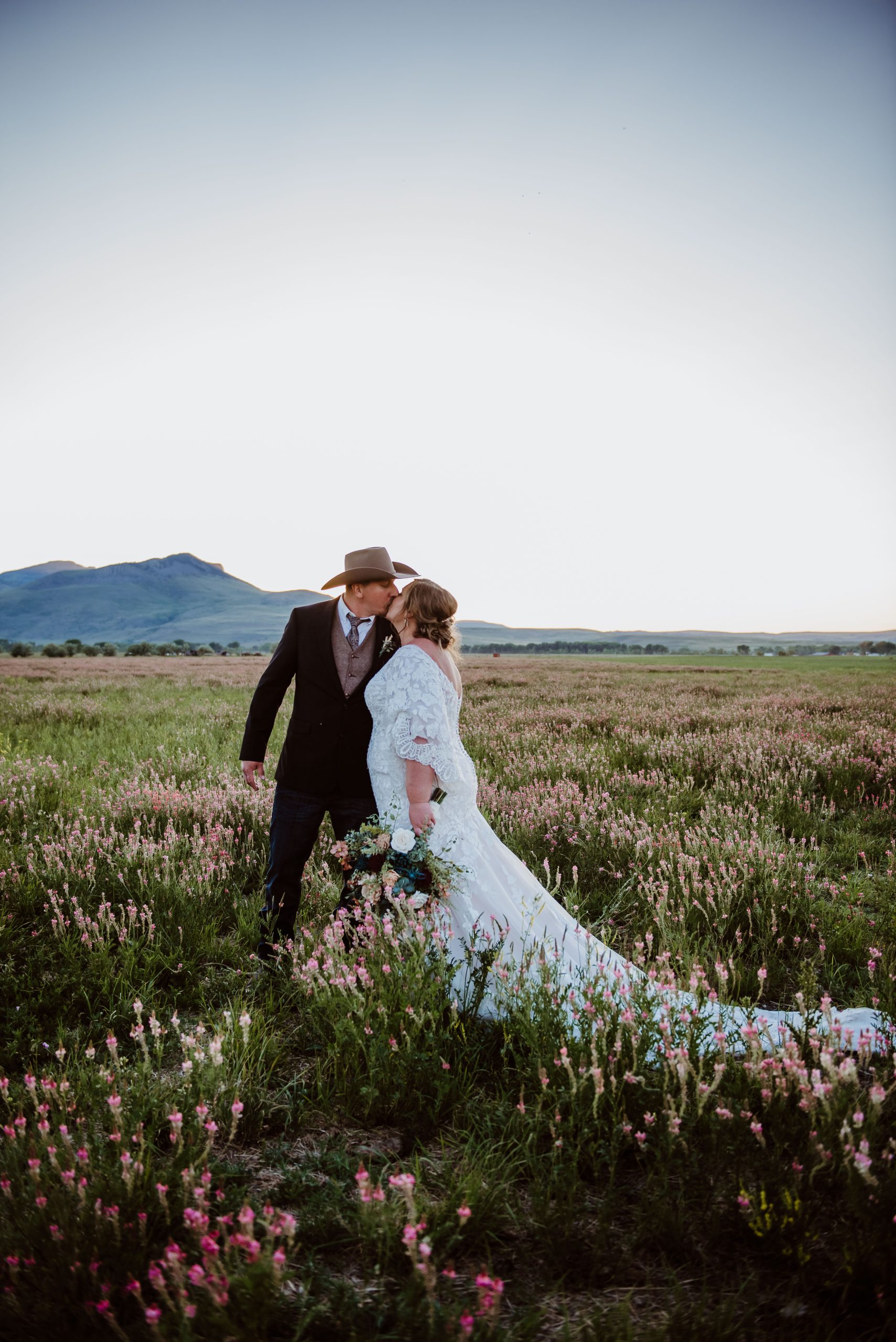 Bride In Lace Boho Romantic Wedding Dress Called Giana Lynette By Maggie Sottero