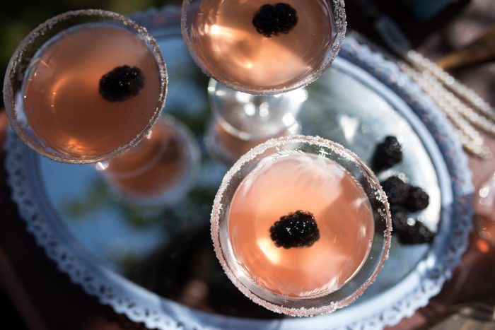 Personalized Cocktails With Black Berries