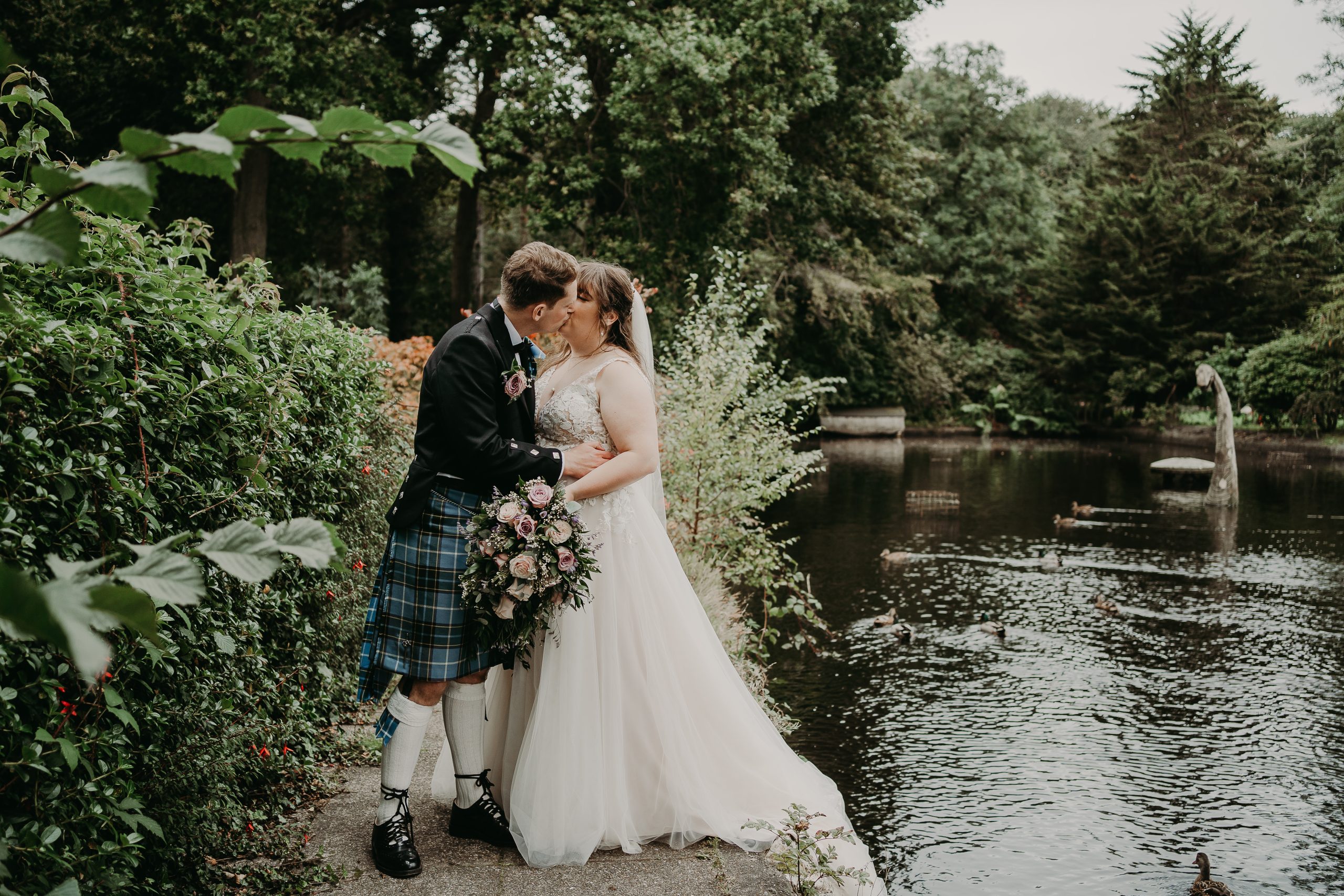 Bride In Lace A Line Wedding Dress Called Minerva By Rebecca Ingram