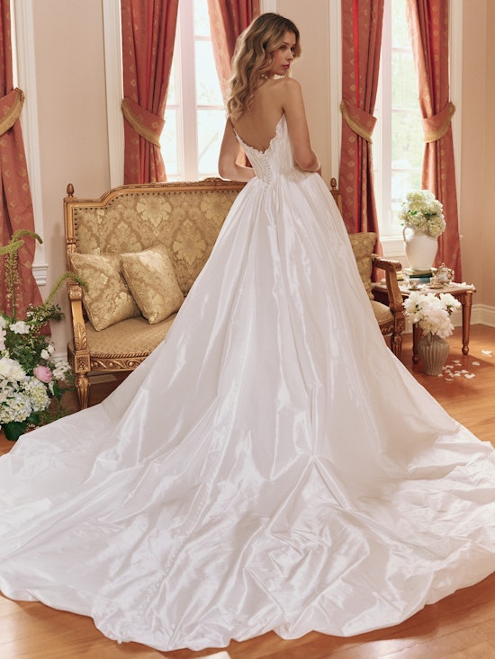 Bride wearing Lafayette by Sottero and Midgley, one of our princess wedding dresses