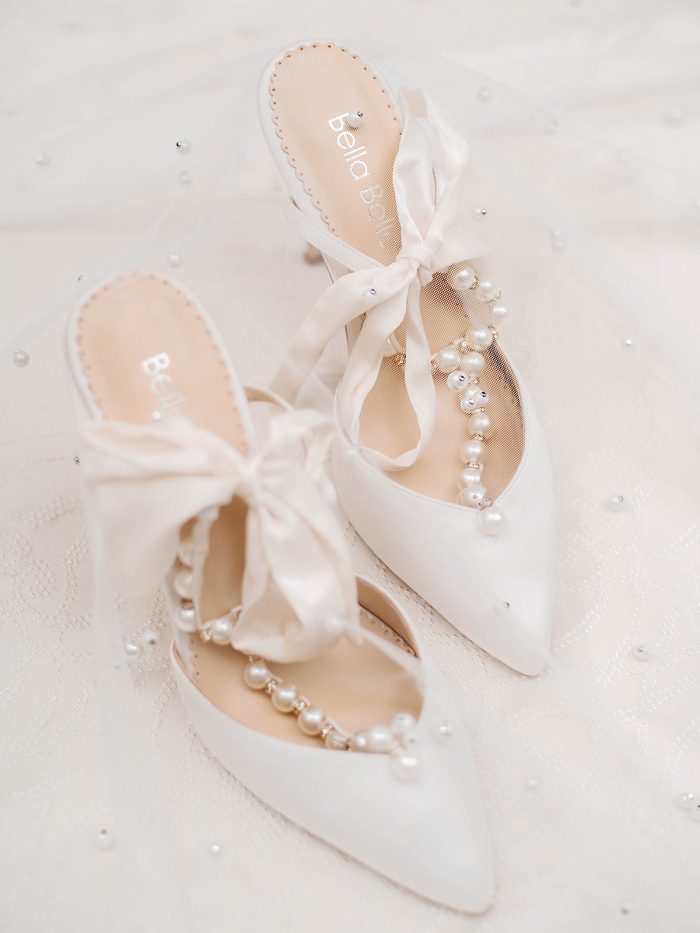 Photo Of Pearl Wedding Shoes