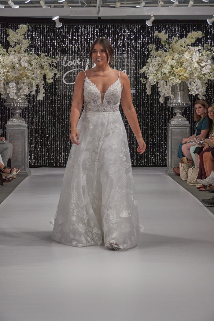 Plus Size Bride In Boho Wedding Dress Called Keisha By Maggie Sottero