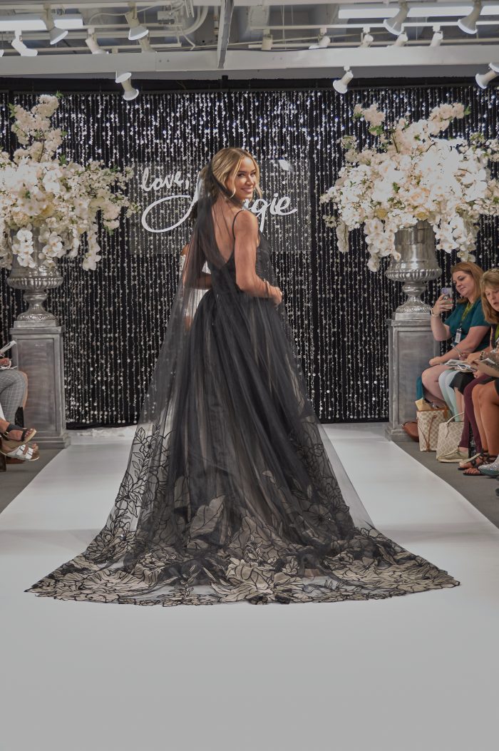 Model In Black Wedding Dress Called Watson By Maggie Sottero