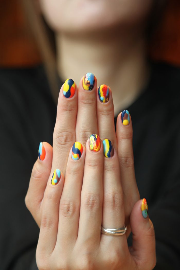 Photo Of Unique Wedding Nails To Pair With Your Bridal Gown Of Rainbow Nails