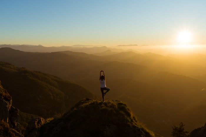 Mental Health Awareness Tip Of Woman Doing Yoga To Practice A Healthy Lifestyle