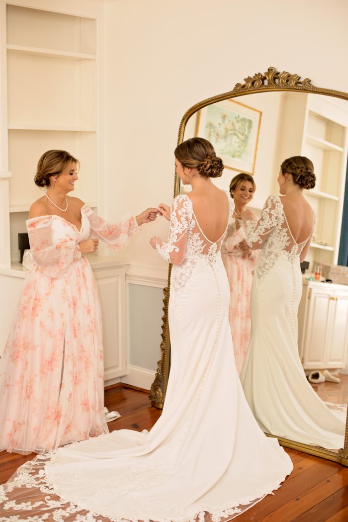 Bride And Mother Of The Bride In Wedding Dresses Nikki And Shasta By Maggie Sottero And Sottero And Midgley
