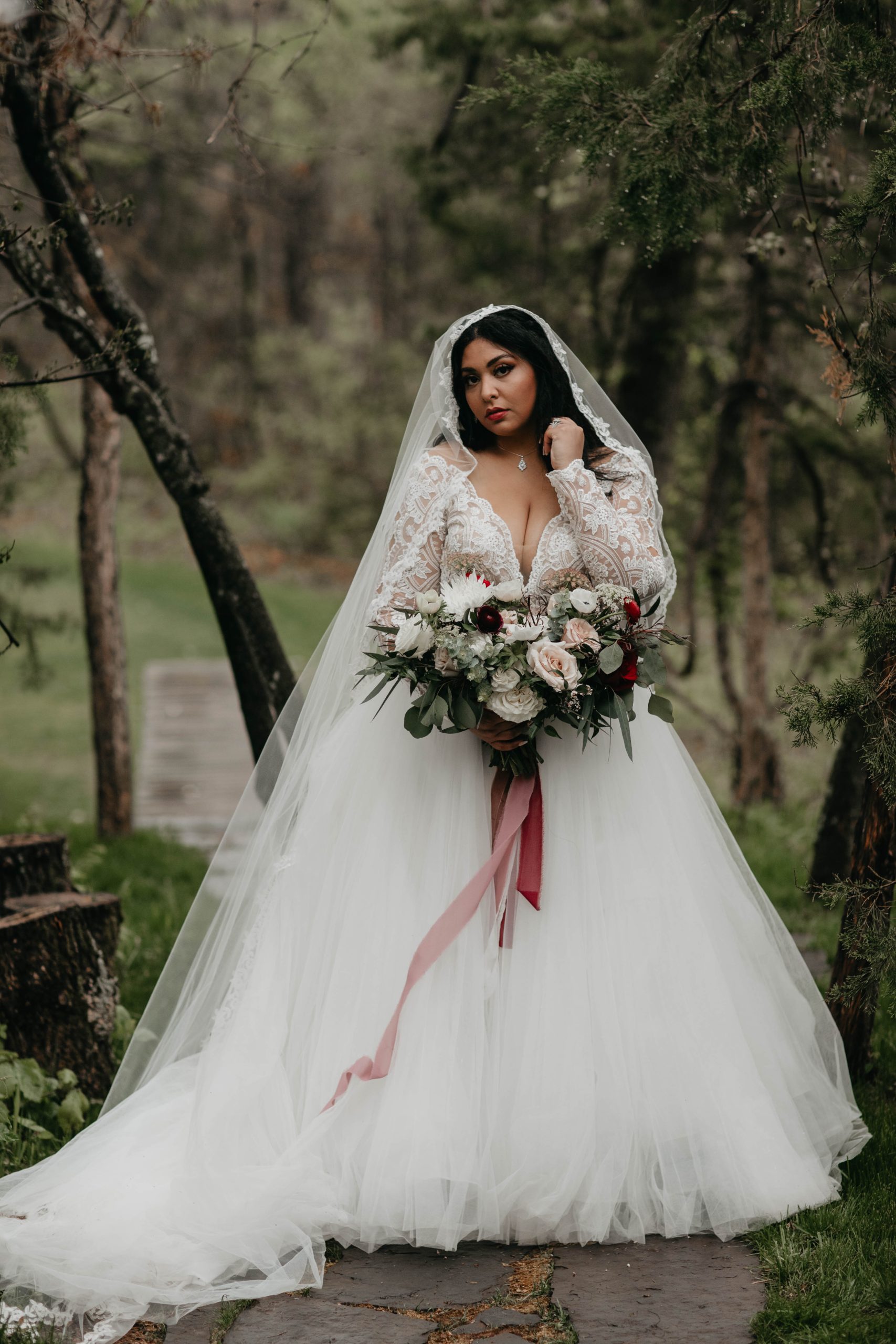 Bride In Lace Harry Potter Wedding Dress Called Mallory Dawn By Maggie Sottero