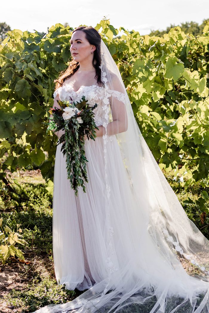 Bride In Disney Princess Wedding Dresses Called Mirra By Maggie Sottero