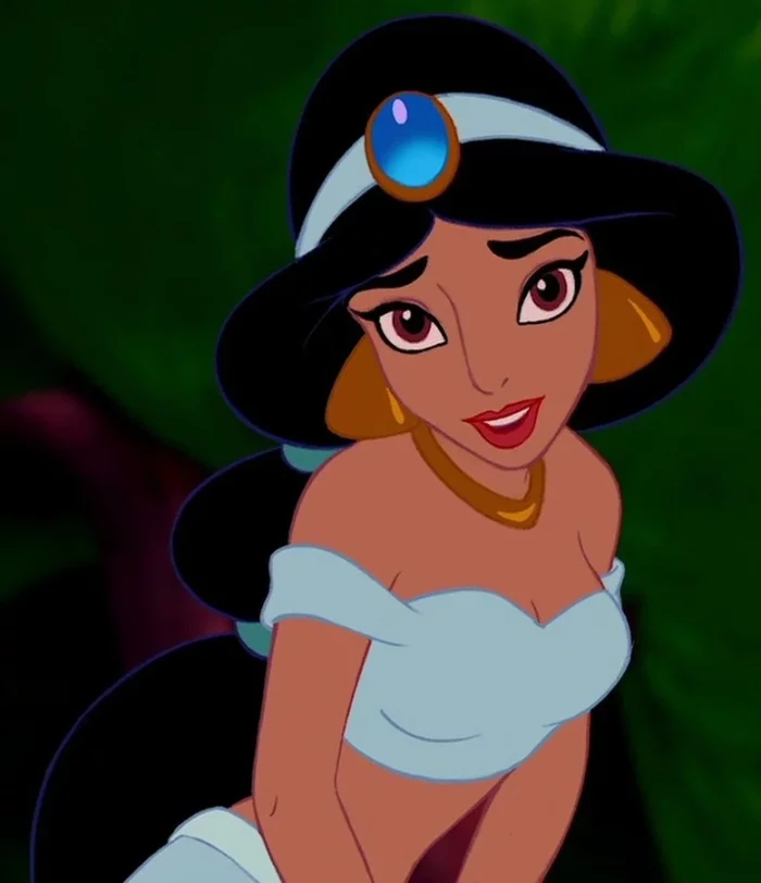 Disney Princess Jasmine In Blue Outfit