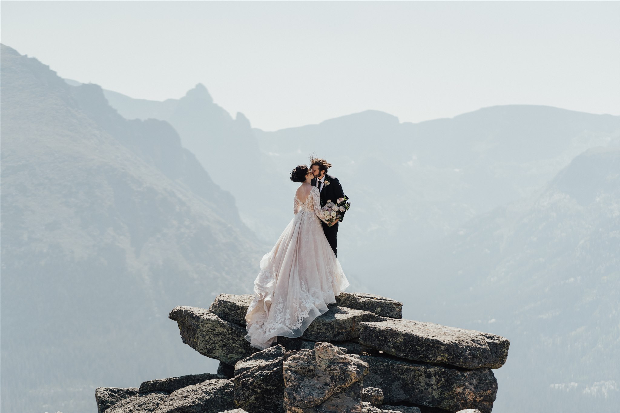 Bride In Lace Long Sleeve Wedding Dress Called Zander By Sottero And Midgley