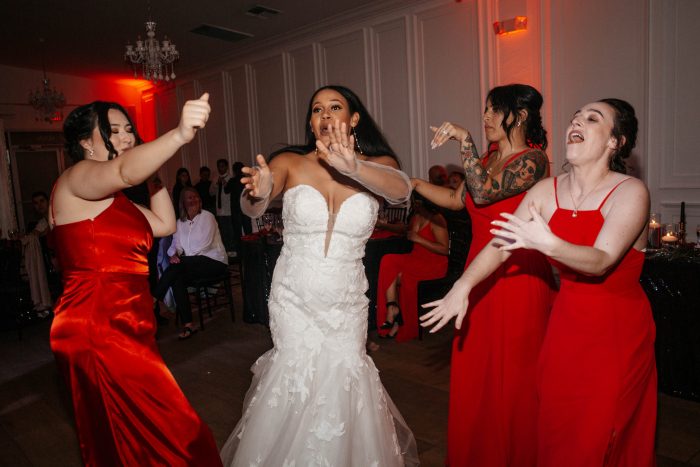 Bride In Mermaid Wedding Dress Called Hattie By Rebecca Ingram