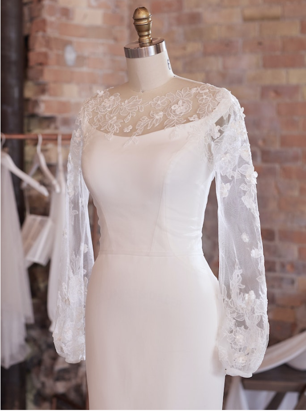 Mannequin Image Of Bridal Jacket Called Akari By Maggie Sottero