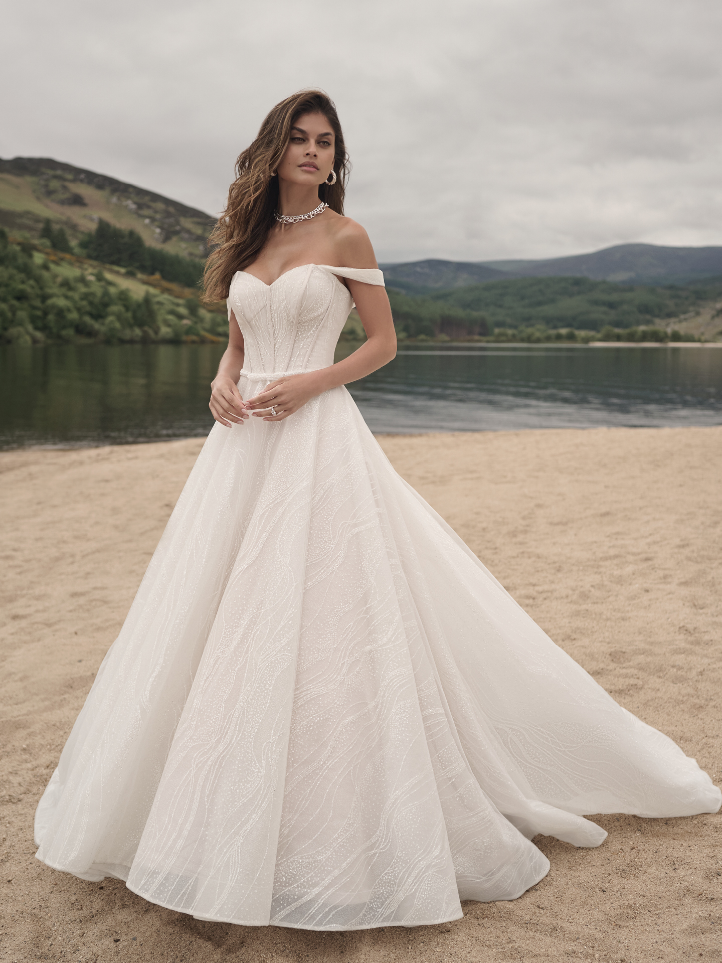 Bride In Ballgown Wedding Dress Called Chase By Sottero And Midgley With Wedding Dress Trends