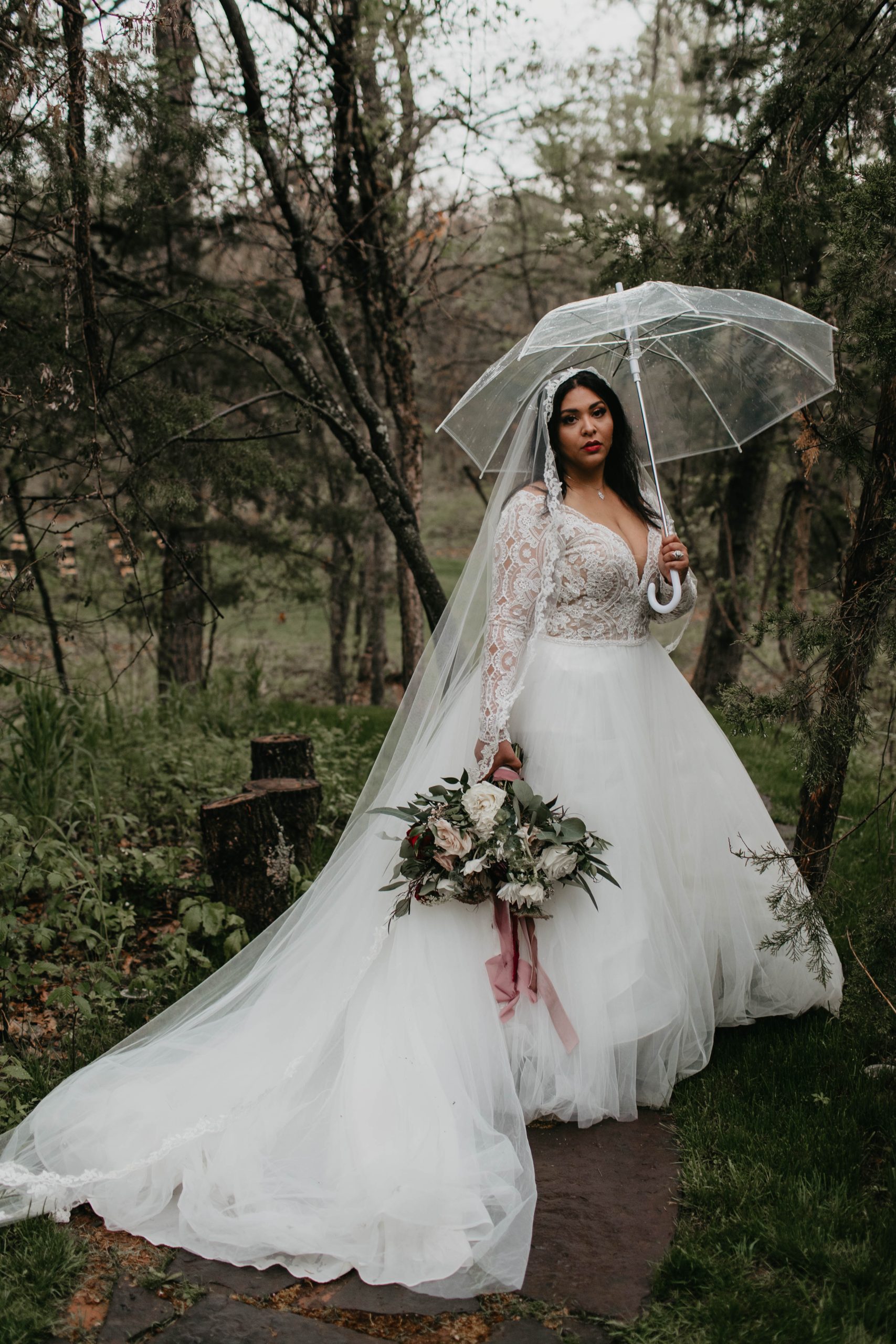 Bride In Lace Wedding Dress Called Mallory Dawn By Maggie Sottero