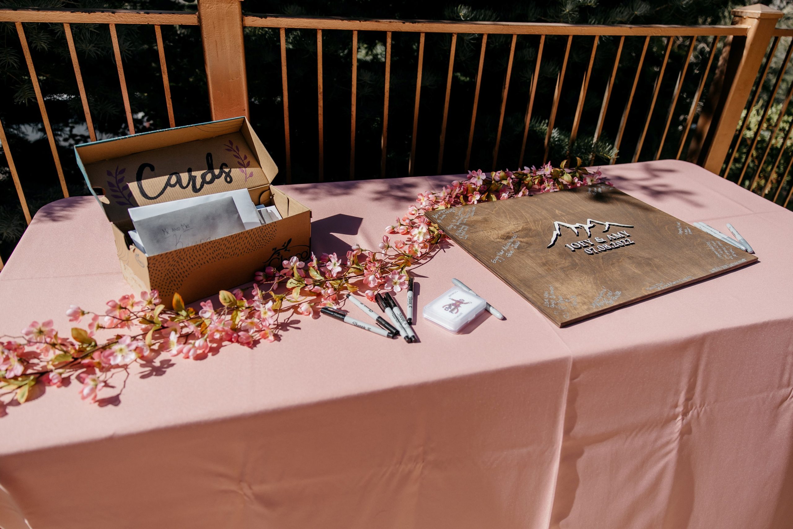 Photo Of Wedding Guest Book With Floral Wedding Aesthetic