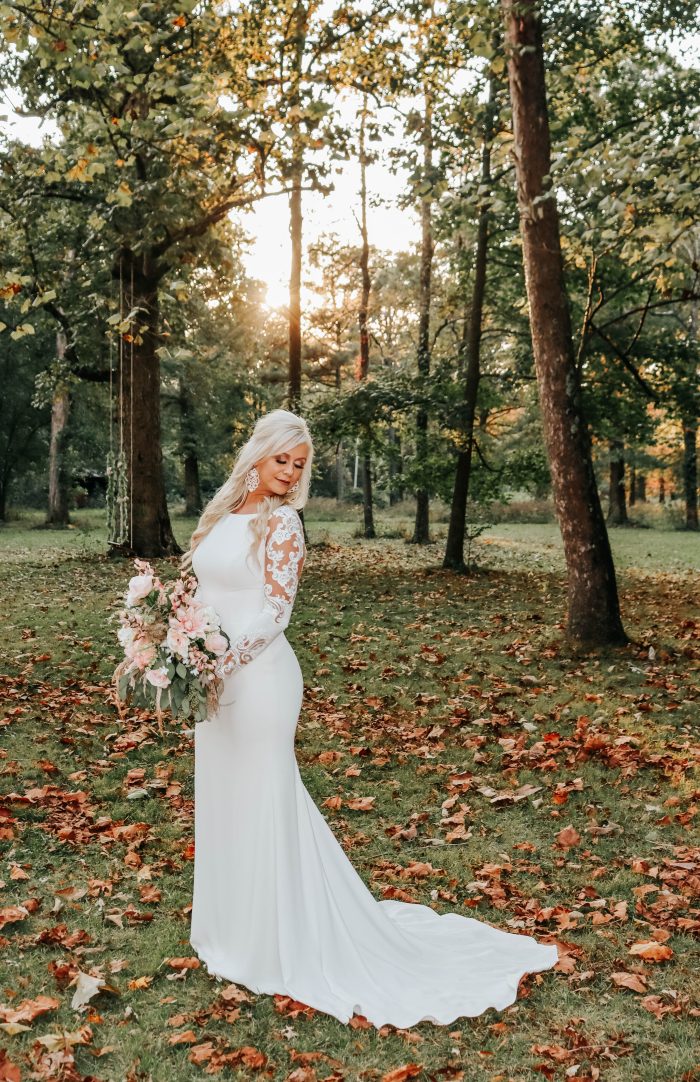 Simple fall hot sale wedding dresses