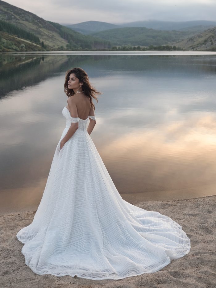 Bride In Celestial Wedding Dresses Called Siva By Sottero And Midgley