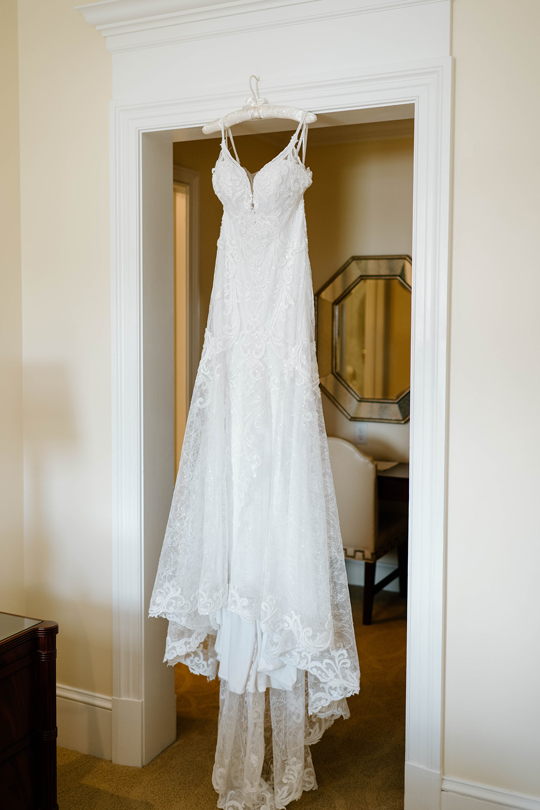 Photo Of Wedding Dress Preservation Lace Wedding Dress Called Esther By Maggie Sottero