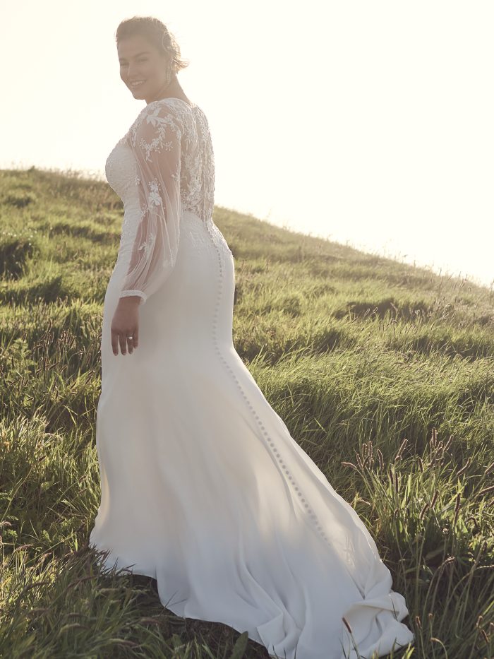 Bride In Illusion Back Affordable Wedding Gown Called Tatum By Maggie Sottero