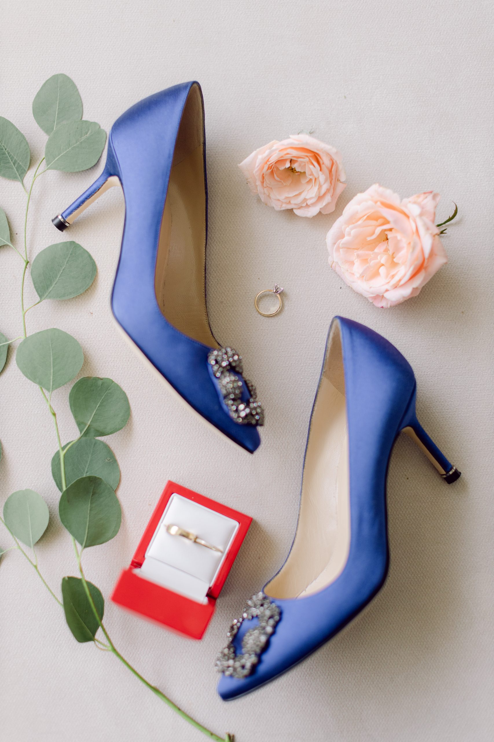 Photo Of Blue Shoes For Something Blue Bridal Superstitions