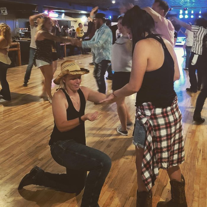 LGBTQ+ Brides Getting Engaged At Country Concert