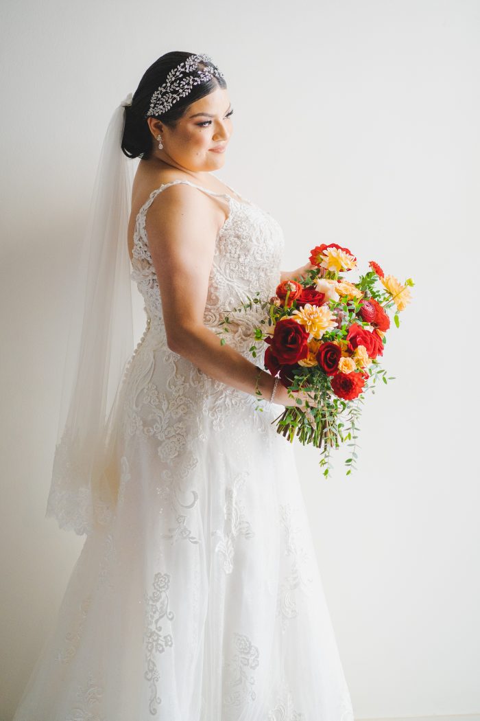 Plus Size Bride In Lace Sexy Wedding Dress Called Johanna By Maggie Sottero