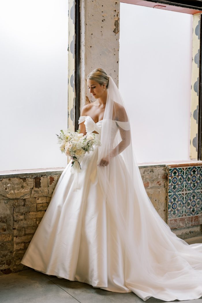 Bride wearing Zinaida by Maggie Sottero