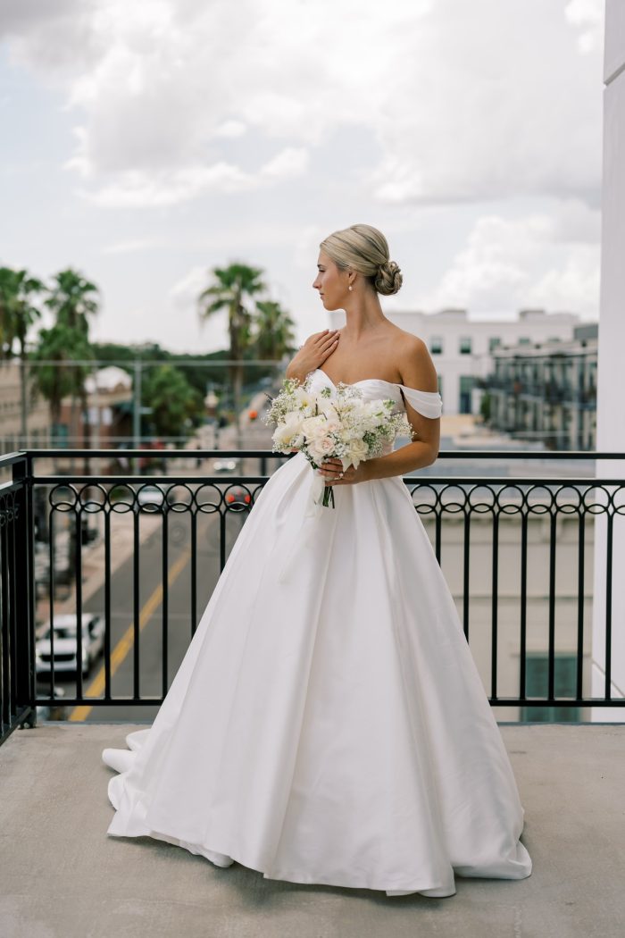 Bride wearing Zinaida by Maggie Sottero