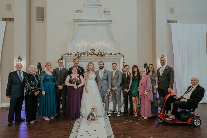 Bride With Family In Princess Wedding Gown Called Harlem By Maggie Sottero