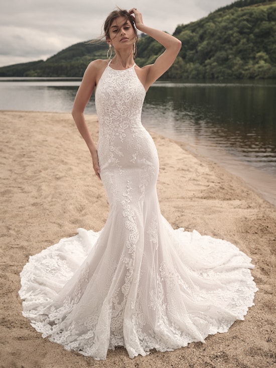 Bride wearing Frost by Sottero and Midgley