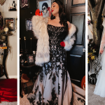 Halloween bride in iconic Halloween looks