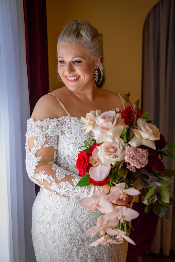 Bride wearing Fiona by Maggie Sottero