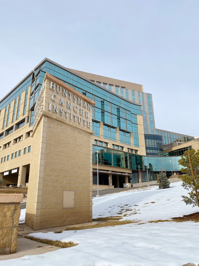 Huntsman Cancer Institute building, which is an impactful cancer research organization