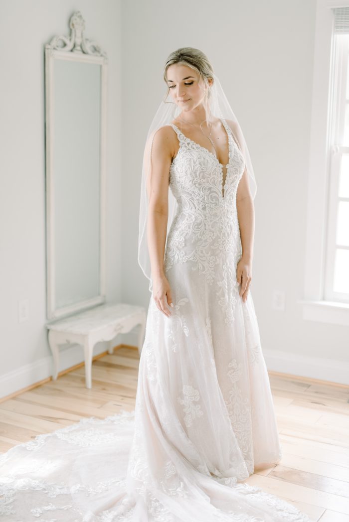 Bride wearing Johanna by Maggie Sottero