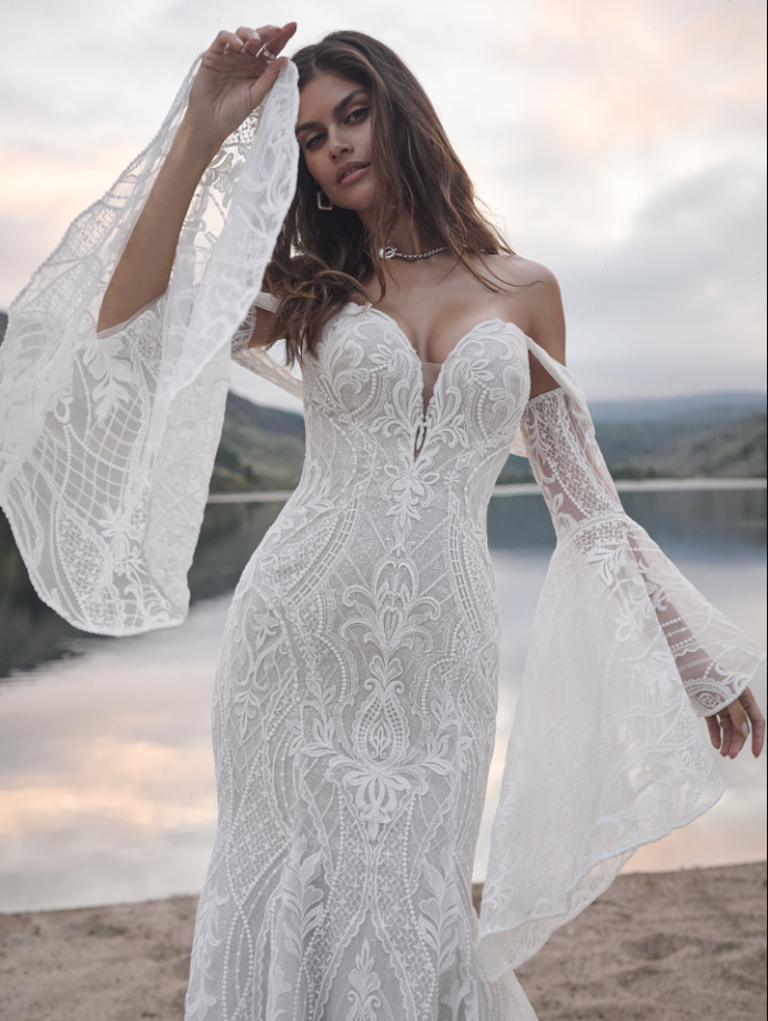 Model wearing Bronson by Sottero and Midgley