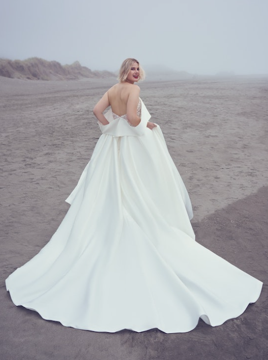 Bride wearing Zulima by Sottero and Midgley