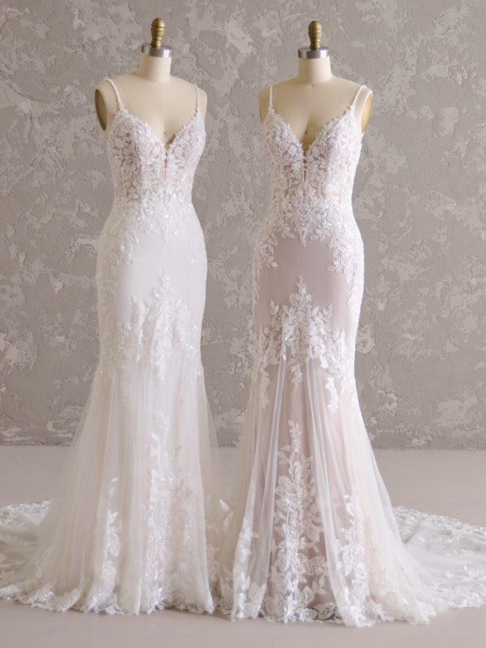 Faylin gown by Sottero and Midgley in different colorways