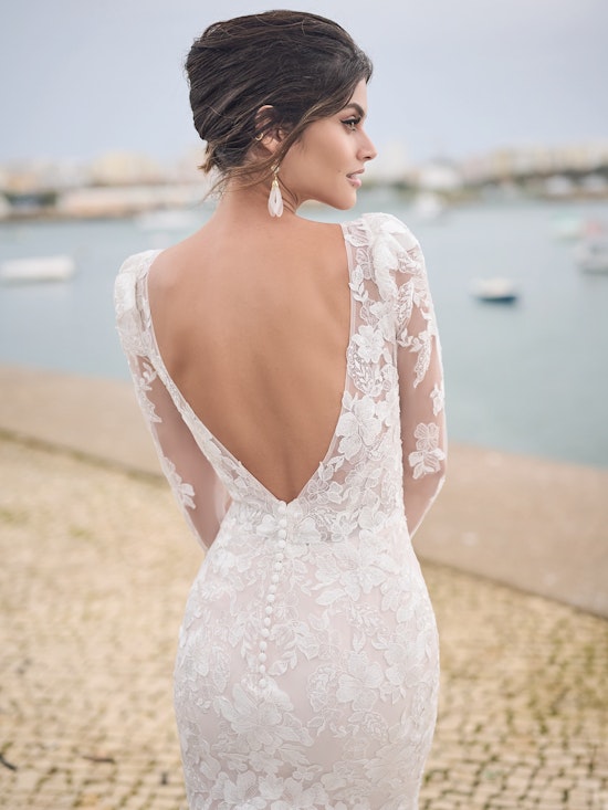 Bride wearing Cohen by Sottero and Midgley