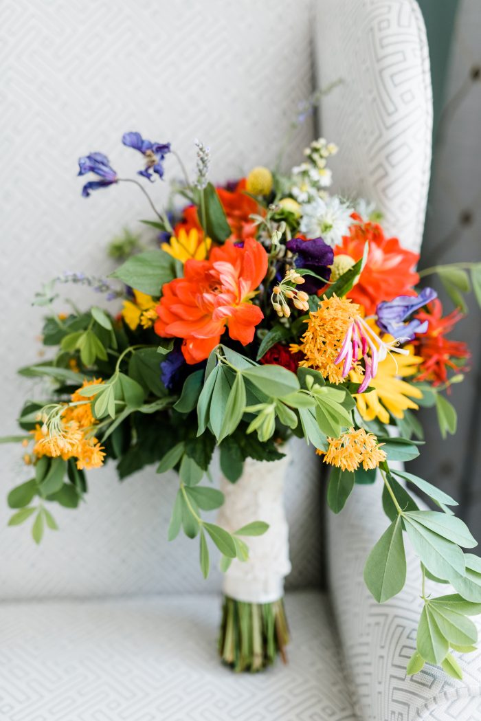 Colorful wedding flowers for LGBTQ+ wedding ideas