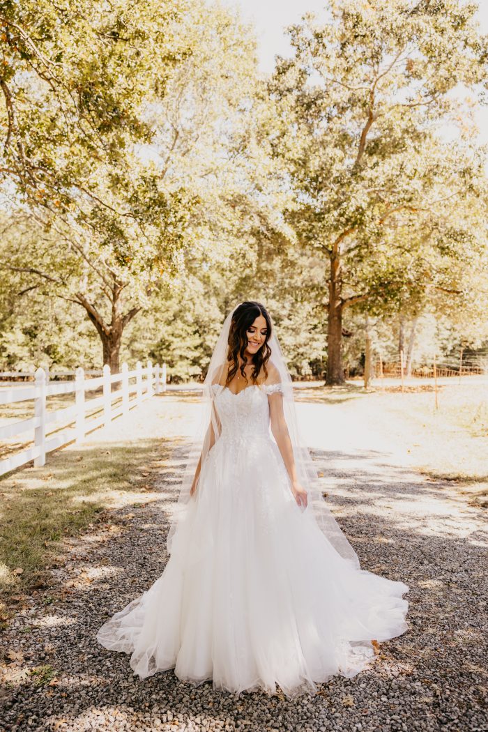 Bride wearing Harlem by Maggie Sottero