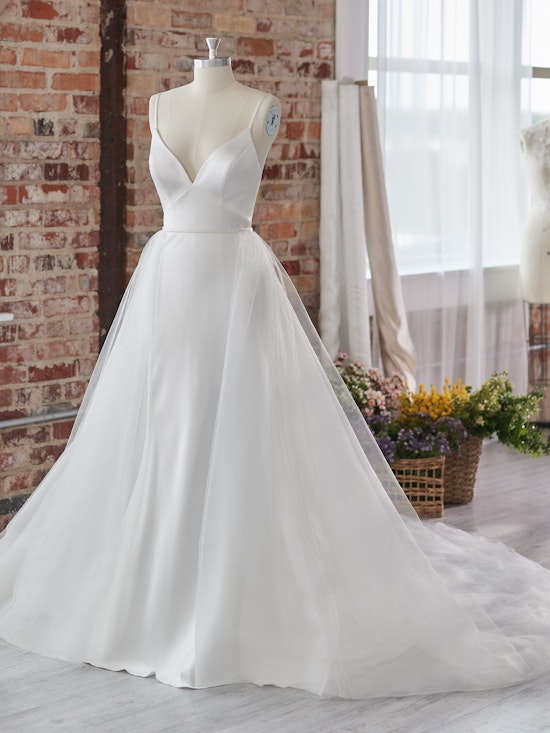 A Tempe detachable overskirt by Maggie Sottero