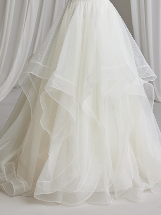 A Timbrey detachable overskirt by Maggie Sottero