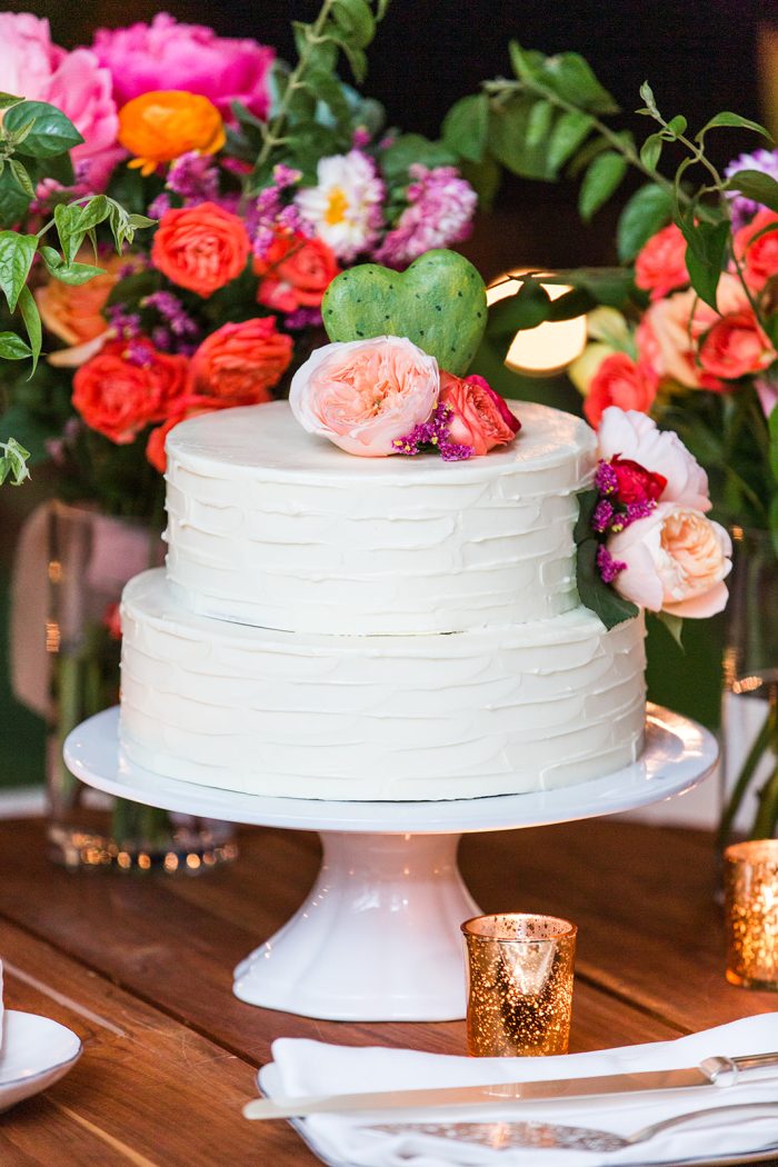 Colorful cake for LGBTQ+ wedding ideas