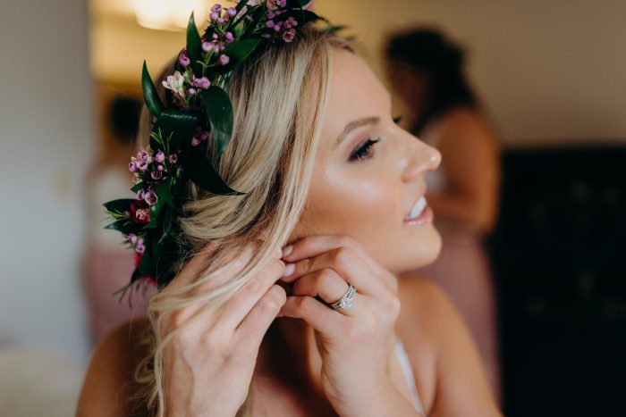 Flower crown for LGBTQ+ wedding ideas