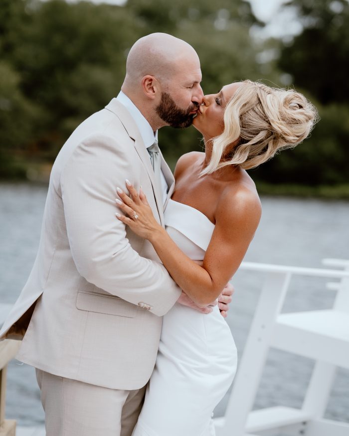 Bride wearing Damiana by Sottero and Midgley