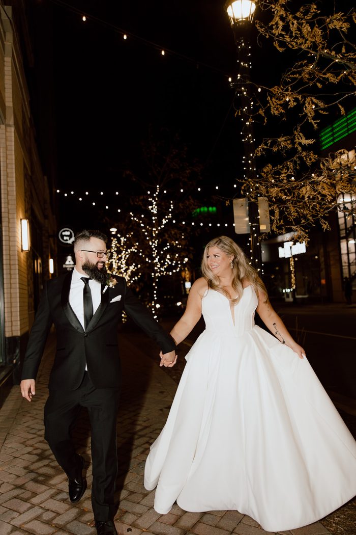 Bride wearing Derrick by Maggie Sottero